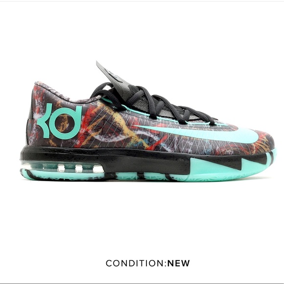 Nike KD 6 NOLA GUMBO Kevin Durant Sneakers - Picture 1 of 2